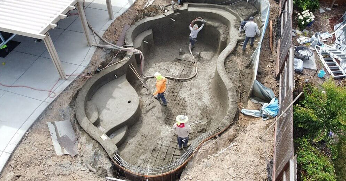 Swimming pool construction