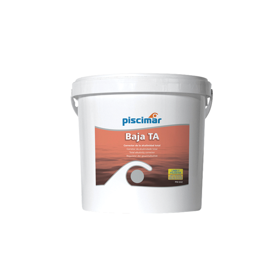 خرید پودر Piscimar سری Baja Ta جهت کاهش قلیائیت و تثبیت pH آب استخر
